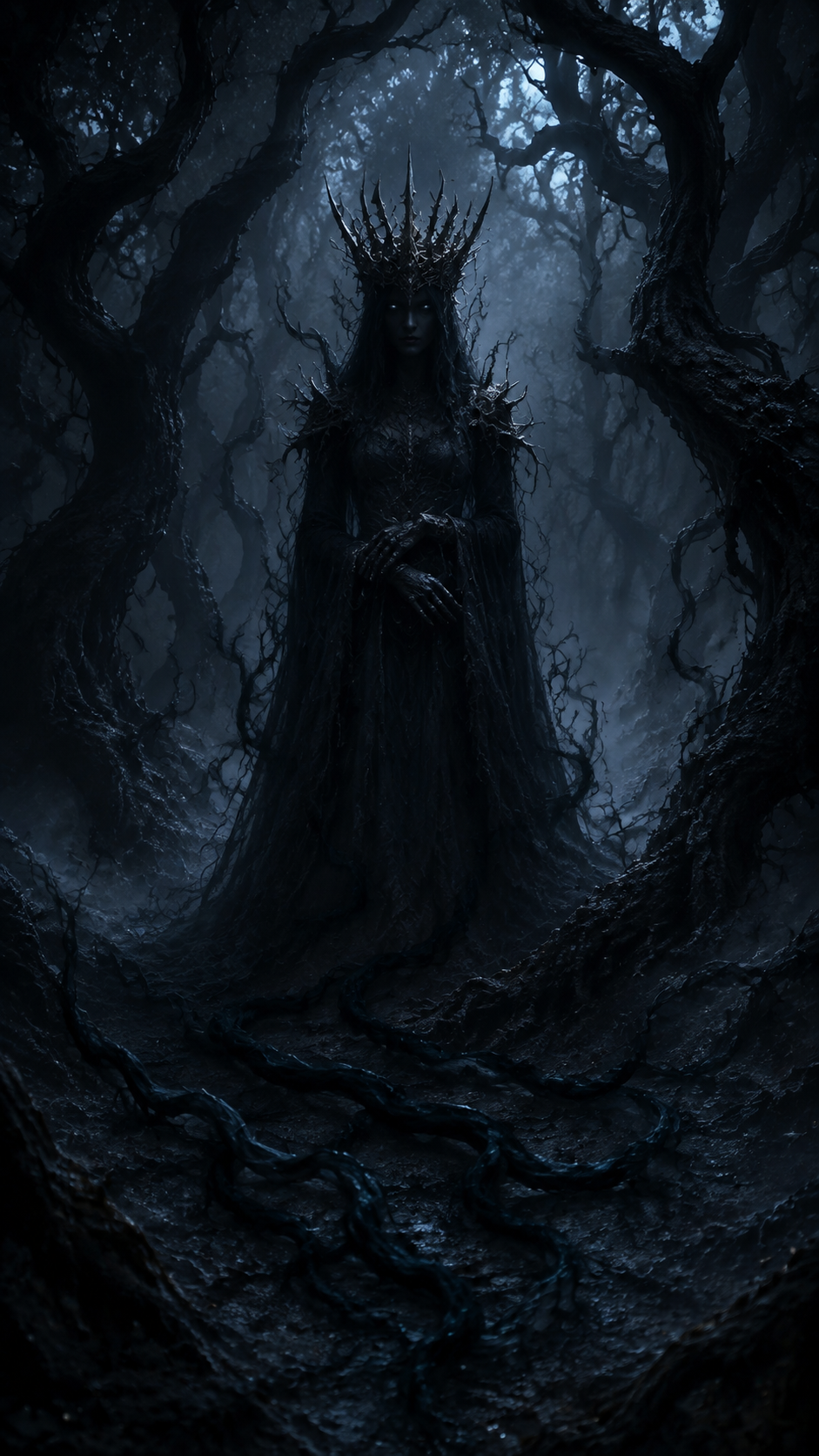 The Bone Queen in Silver Mist